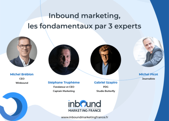 Miniature podcast Inbound marketing, les fondamentaux par 3 experts IMF19